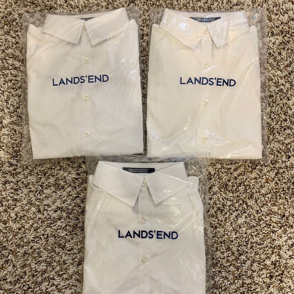 Bundle of 4 Land’s End button down